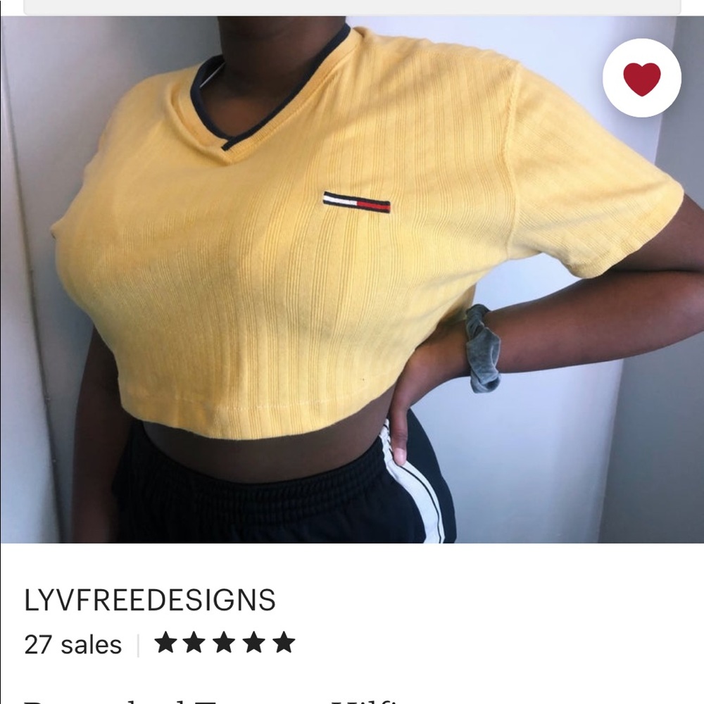 Vintage crop top cotton 💝